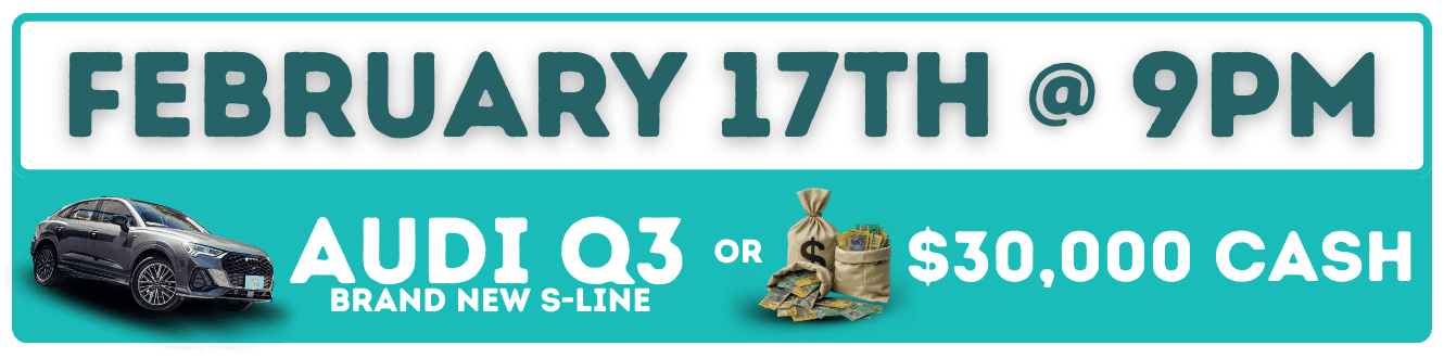 Brand New Audi Q3 S-Line or $30,000 Cash