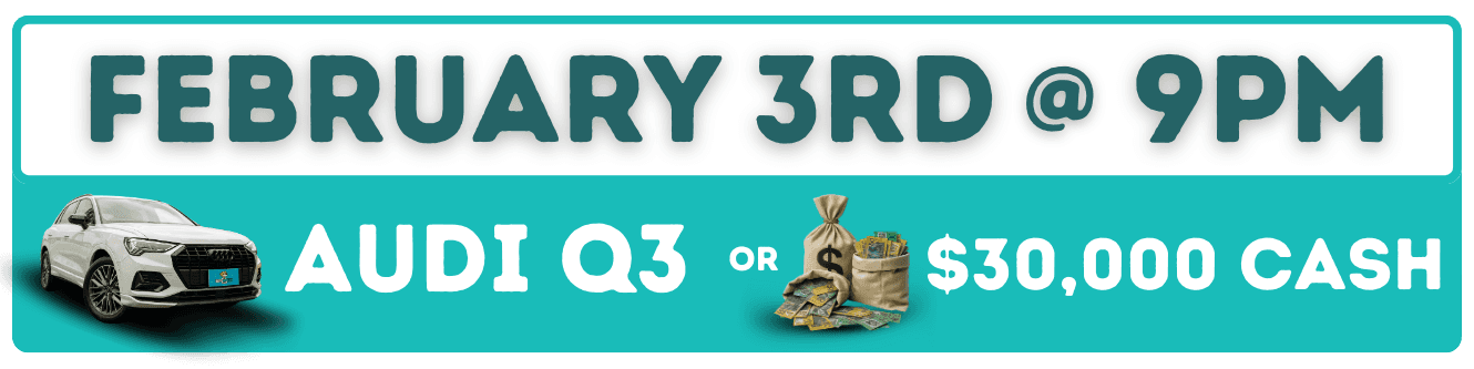 Audi Q3 or $30,000 Cash