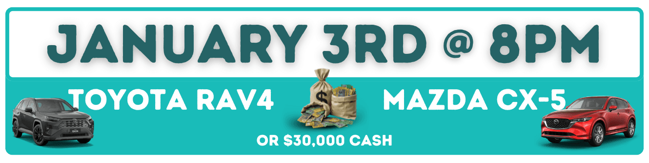 Mazda CX-5, Toyota RAV4 or $30,000 Cash