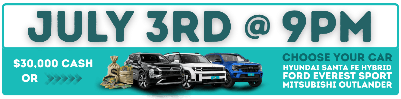 Ford, Hyundai or Mitsubishi or $30,000 Cash