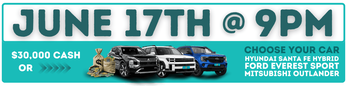 Ford, Hyundai or Mitsubishi or $30,000 Cash