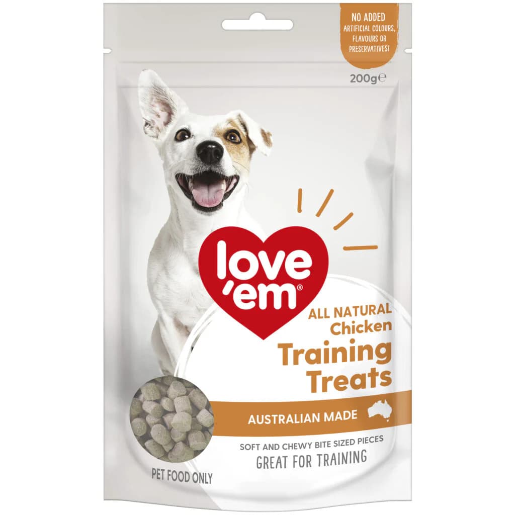 Love 'Em - Training Treats - Chicken 200g