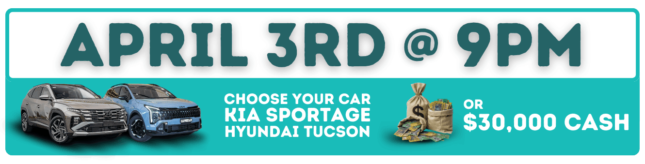 Kia Sportage, Hyundai Tucson or $30,000 Cash