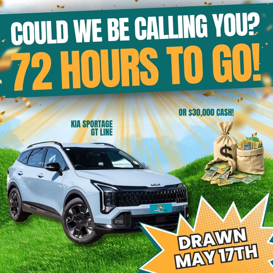 Win a Brand New Kia Sportage GT-Line, Hyundai Tucson Premium or Mitsubishi Outlander Exceed or $30,000 Cash