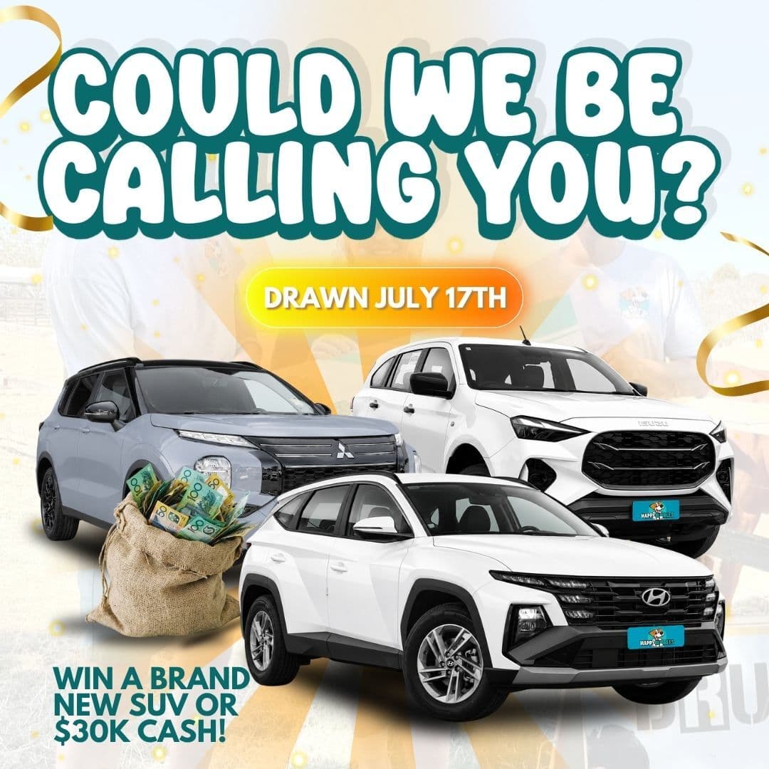 Win a Brand New Isuzu MU-X, Hyundai Tucson or Mitsubishi Outlander or $30,000 Cash