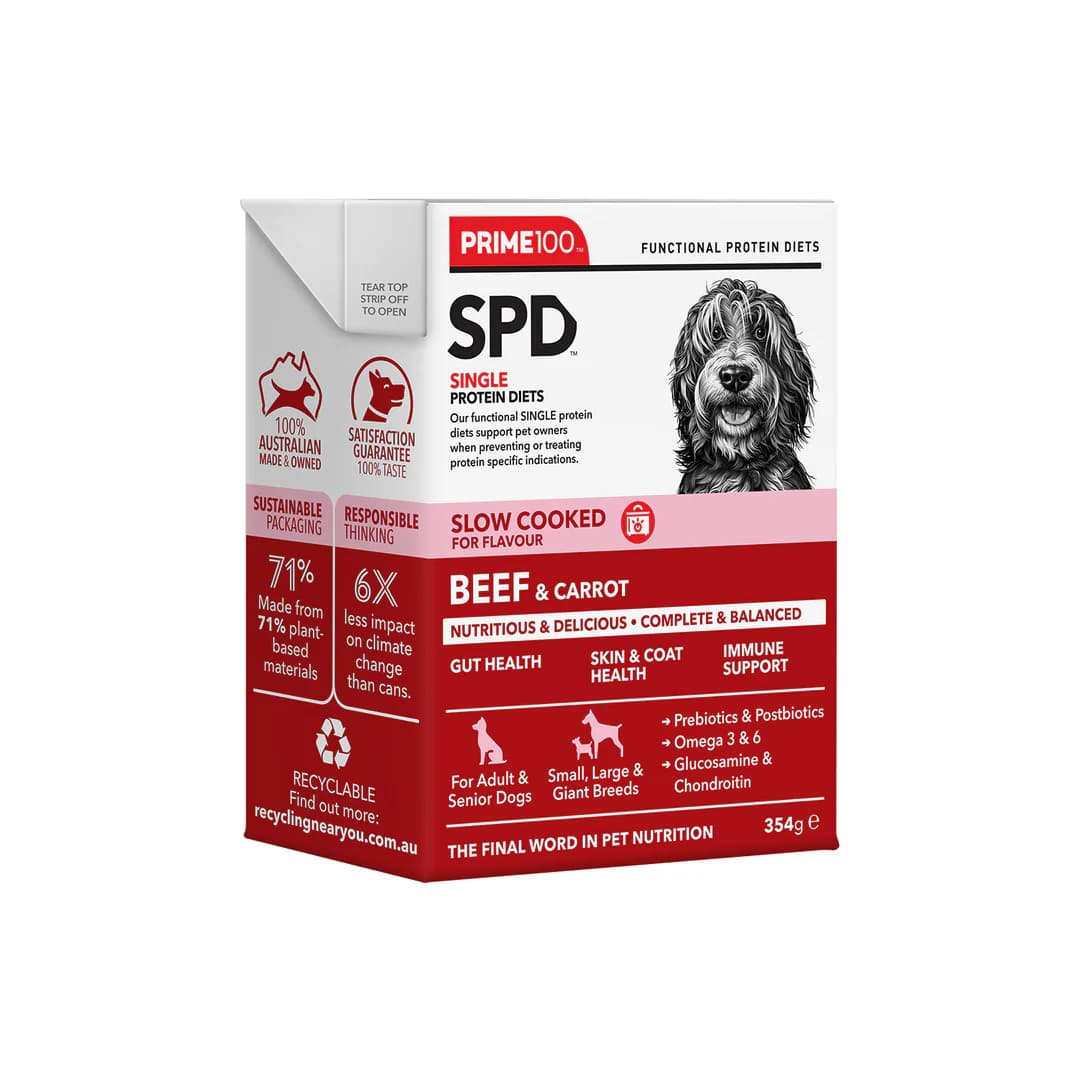 Prime100 - SPD Slow Cooked - Beef & Carrot Tray of 12 x 354g