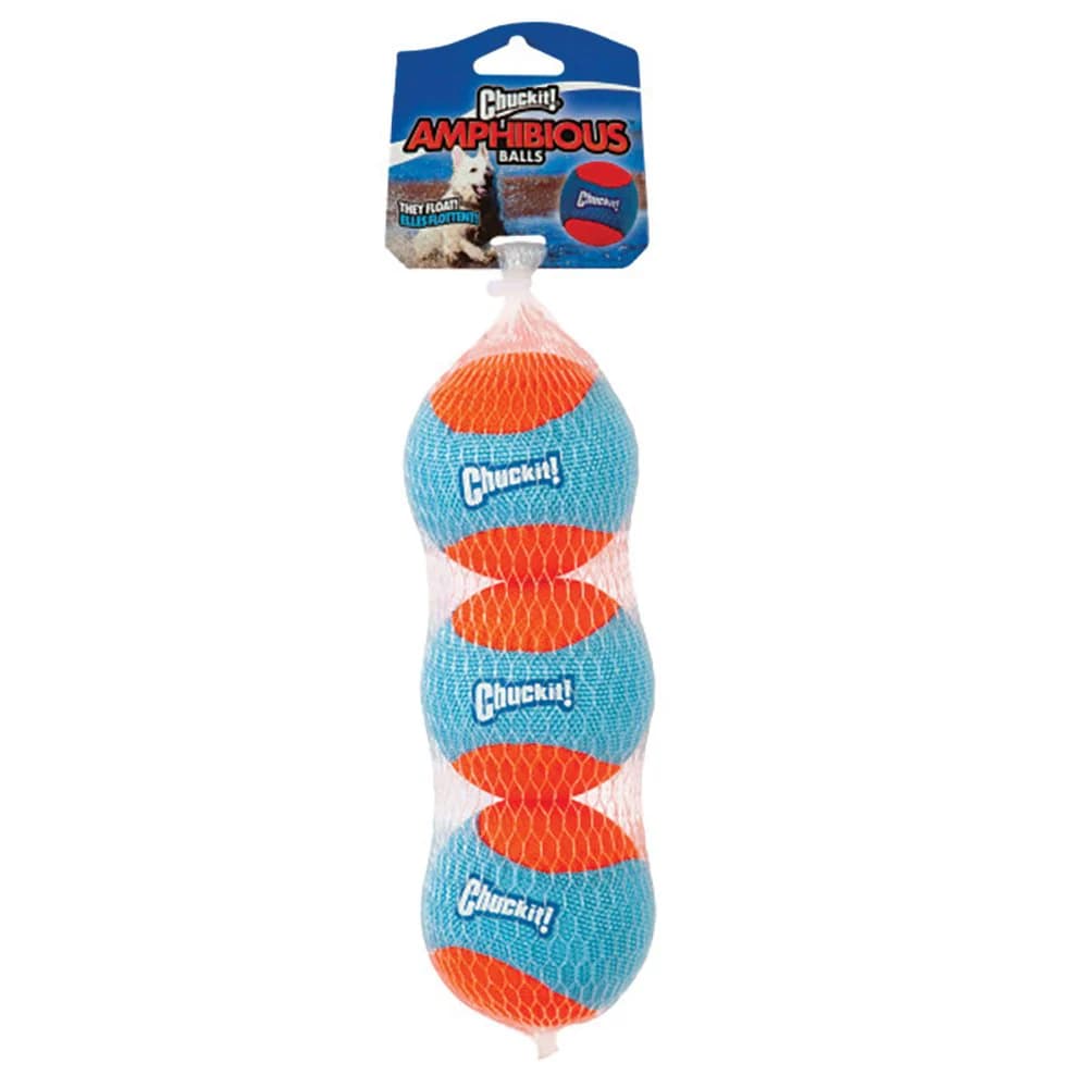 ChuckIt! - Amphibious Balls - Medium- 3 Pack