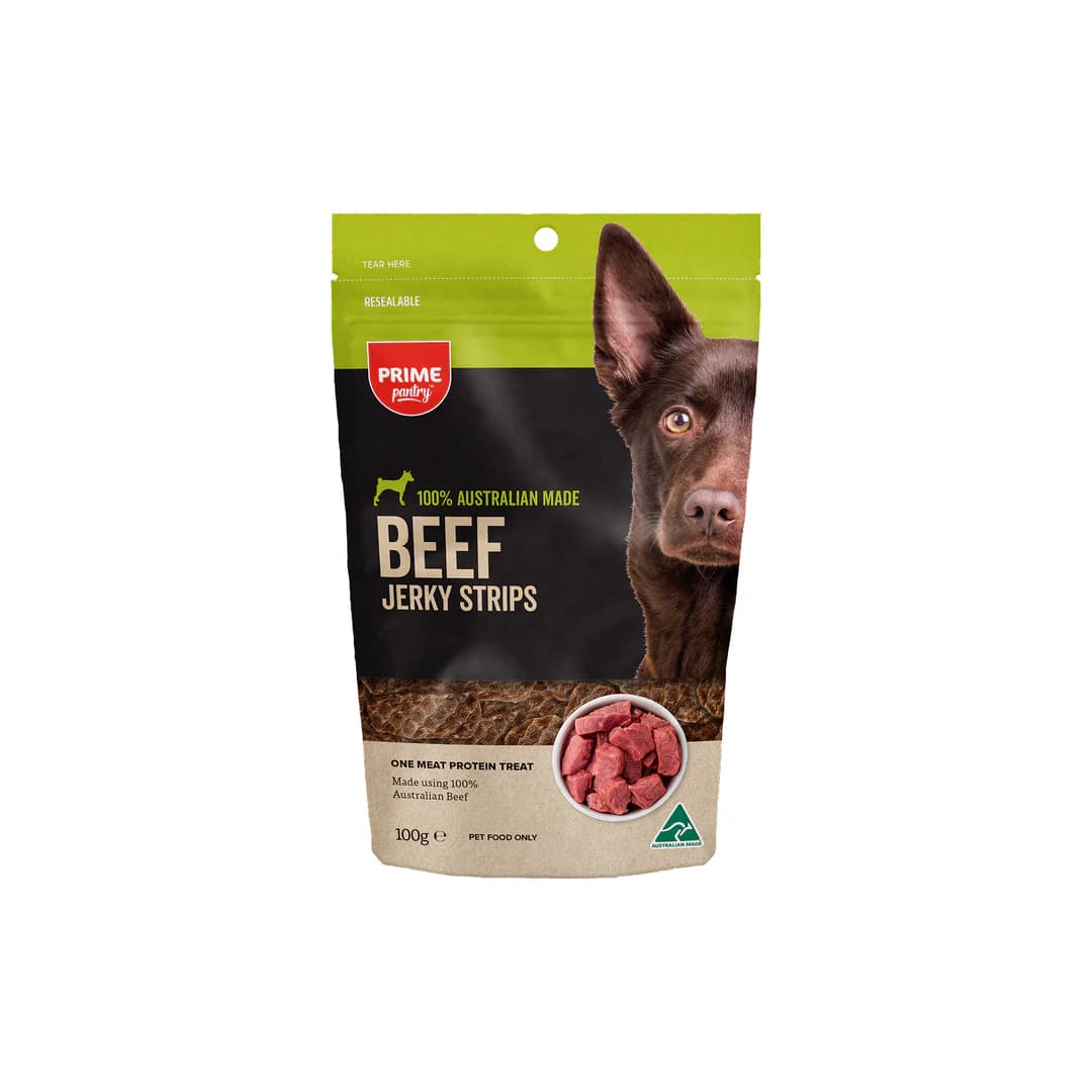 Prime100 - Prime Pantry - SPT Jerky Strips Beef 100g
