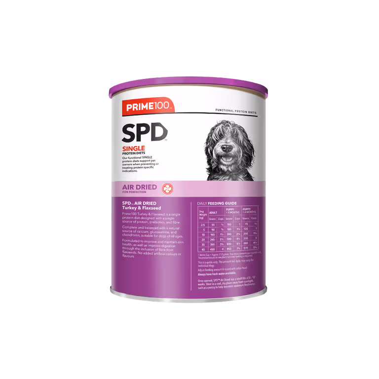 Prime100 - SPD Air Dried - Turkey & Flaxseed 600g